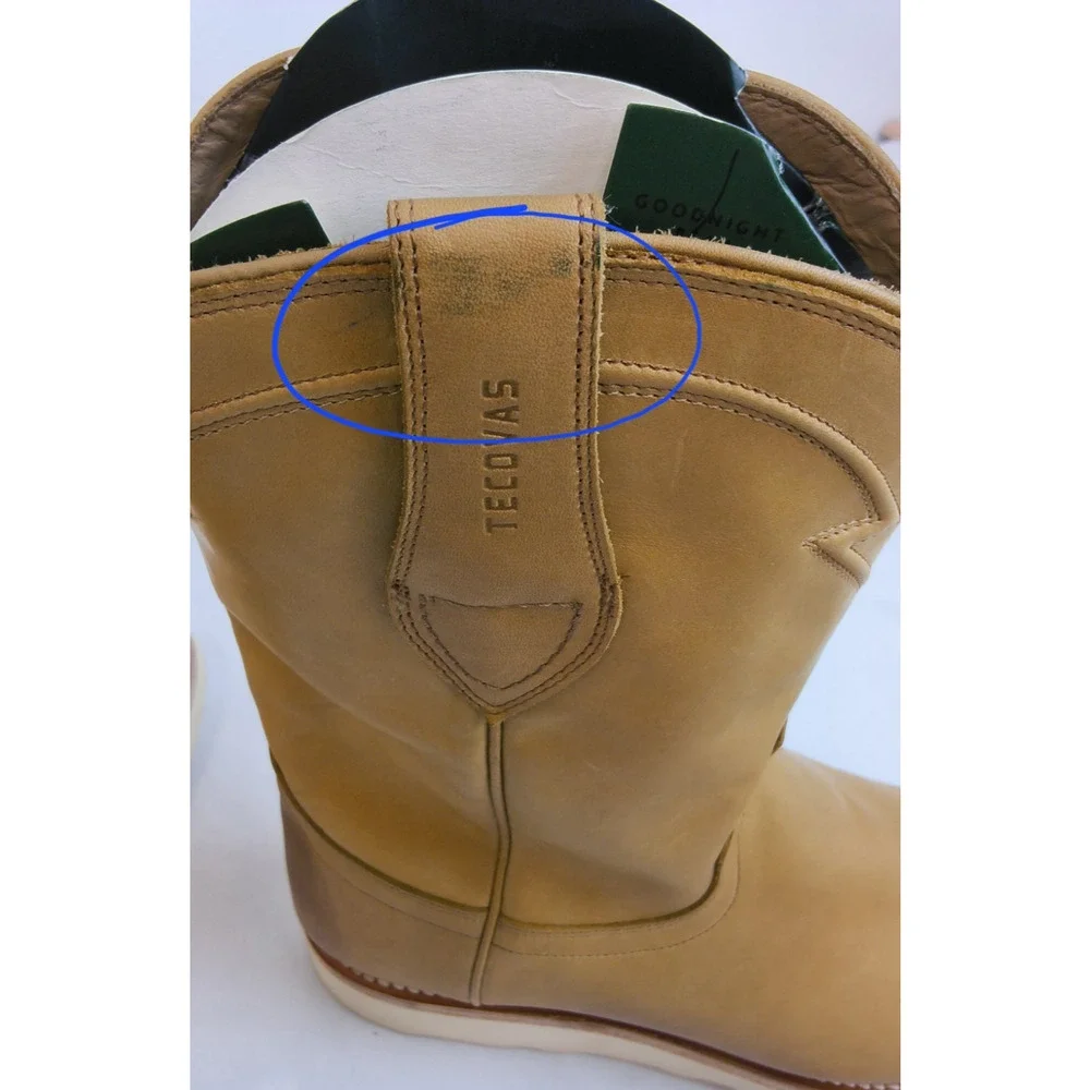 Tecovas The Knox Boots Men's 12.5D Beige Original Box #W5445